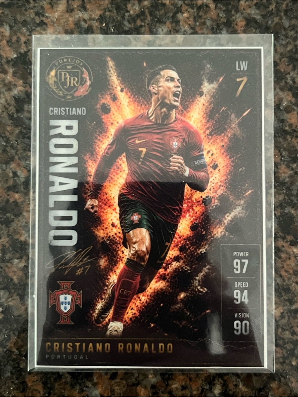 Cristiano Ronaldo Portugal Soccer Custom Novelty Card